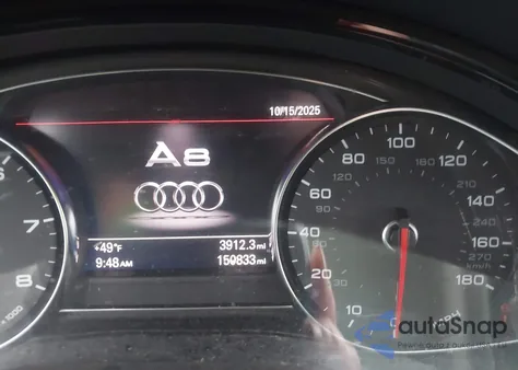 2012 Audi A8 L 4.2 from USA, damaged, VIN WAURVAFD5CN016448
